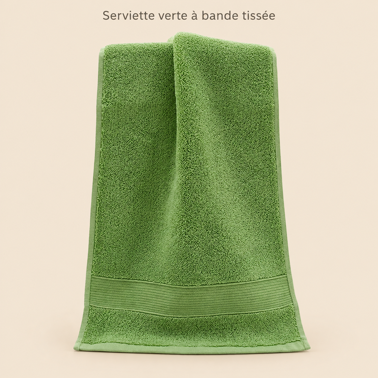 Pack Serviettes de bain et de toilette en pur coton trait horizontal 25x75 cm – Image 3